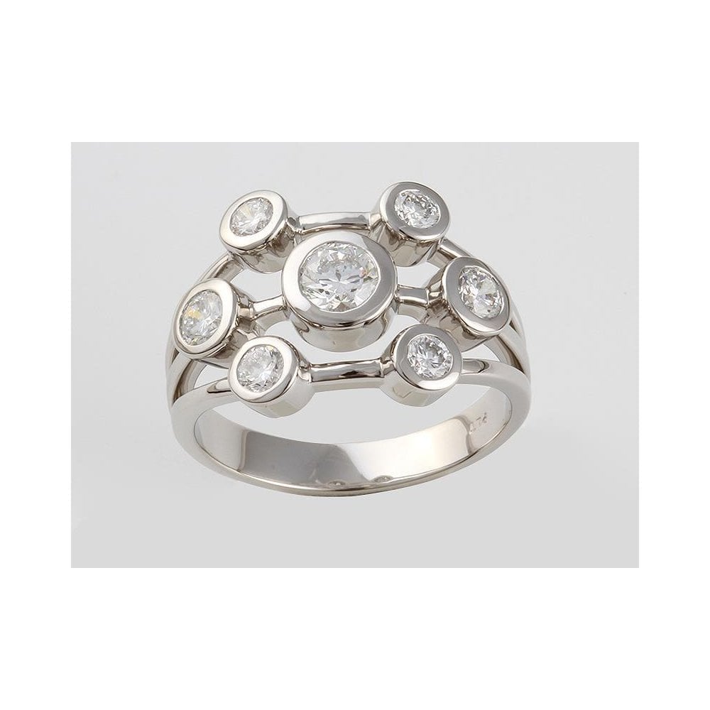 Platinum GIA Certificated Diamond Dress Ring 1.25ct