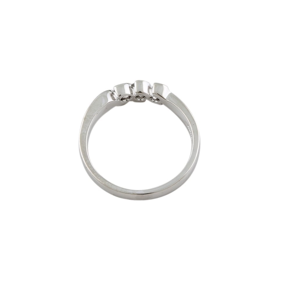 9ct White Gold Diamond Dress Ring 0.26ct
