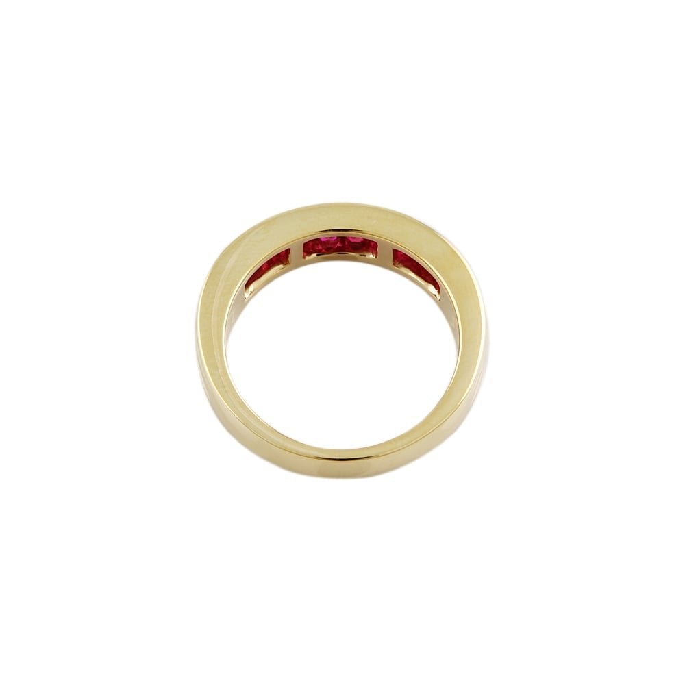 9ct Yellow Gold Ruby Dress Ring