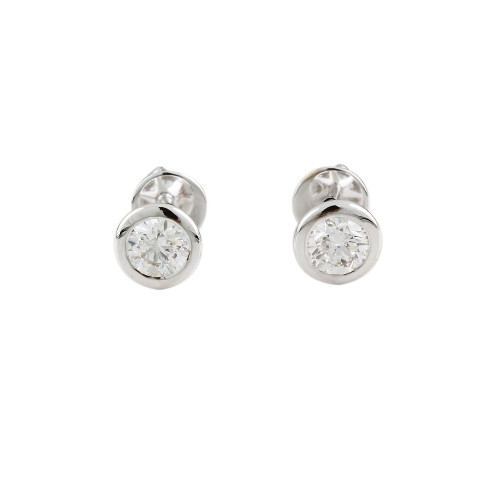 9ct White Gold Diamond Stud Earring 1.00ct