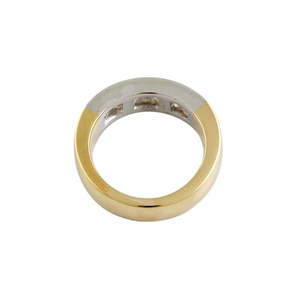 9ct Yellow and White Gold Diamond Seven Stone Ring 1.12ct