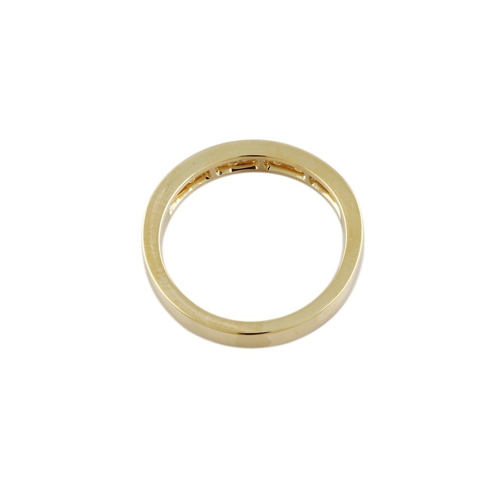 9ct Yellow Gold Diamond Half Eternity Ring 0.35ct