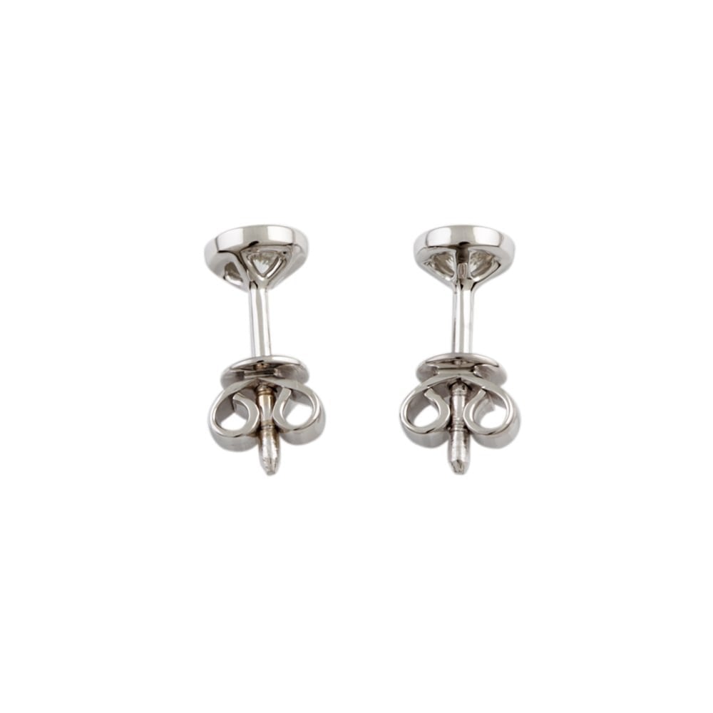 9ct White Gold Diamond Stud Earring 0.38ct
