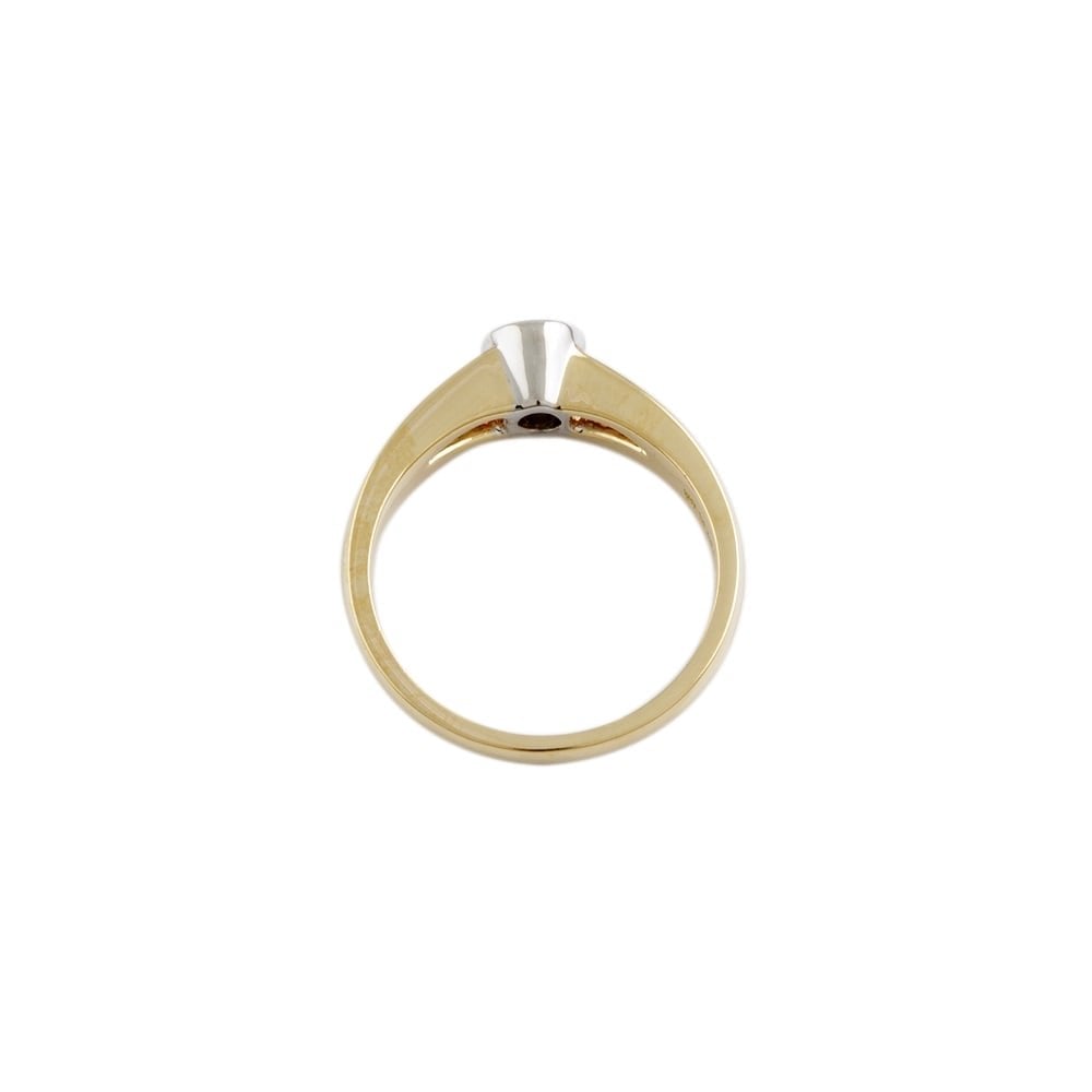 9ct Yellow Gold Diamond Solitaire Ring 0.30ct