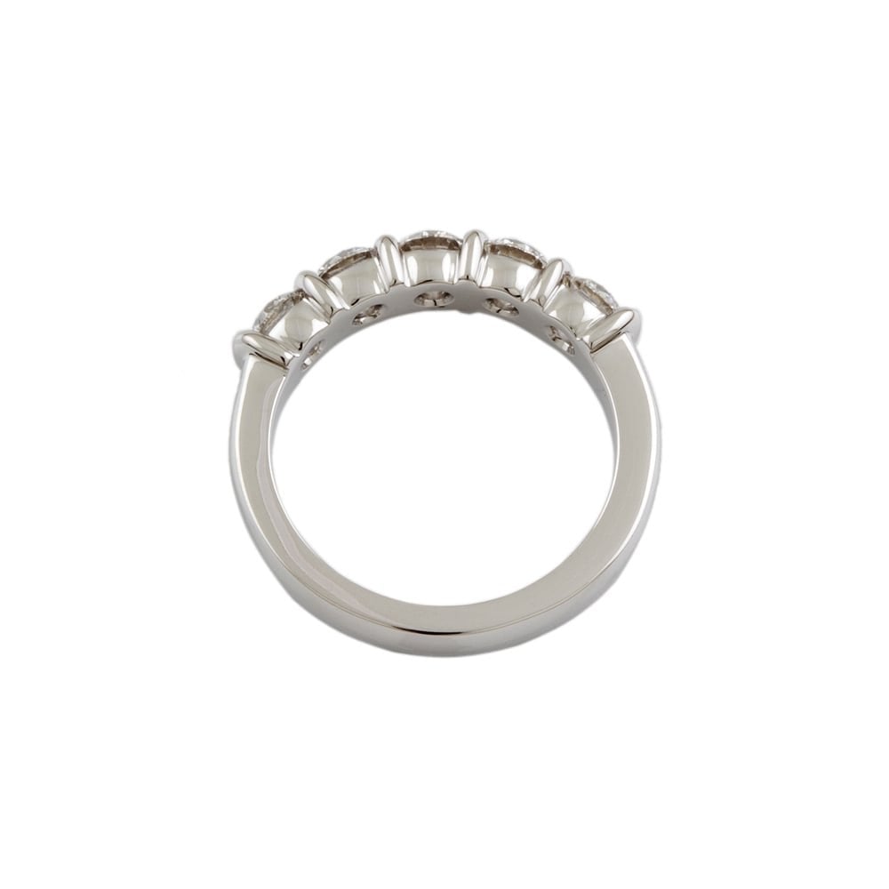 9ct White Gold Diamond 1.51ct Five Stone Ring
