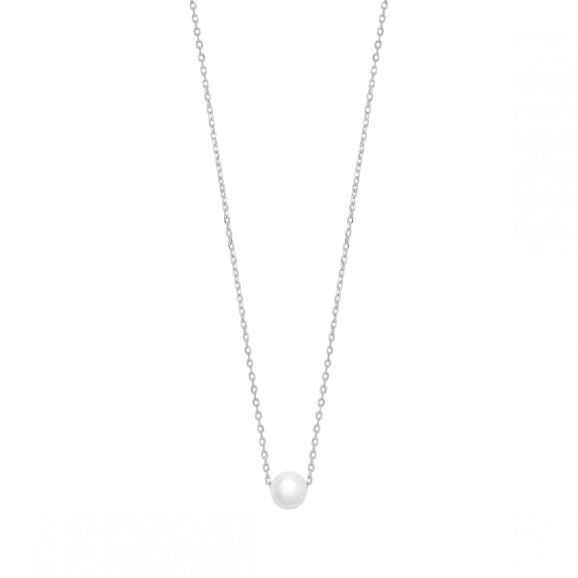 Silver Fancy Pearl Necklace