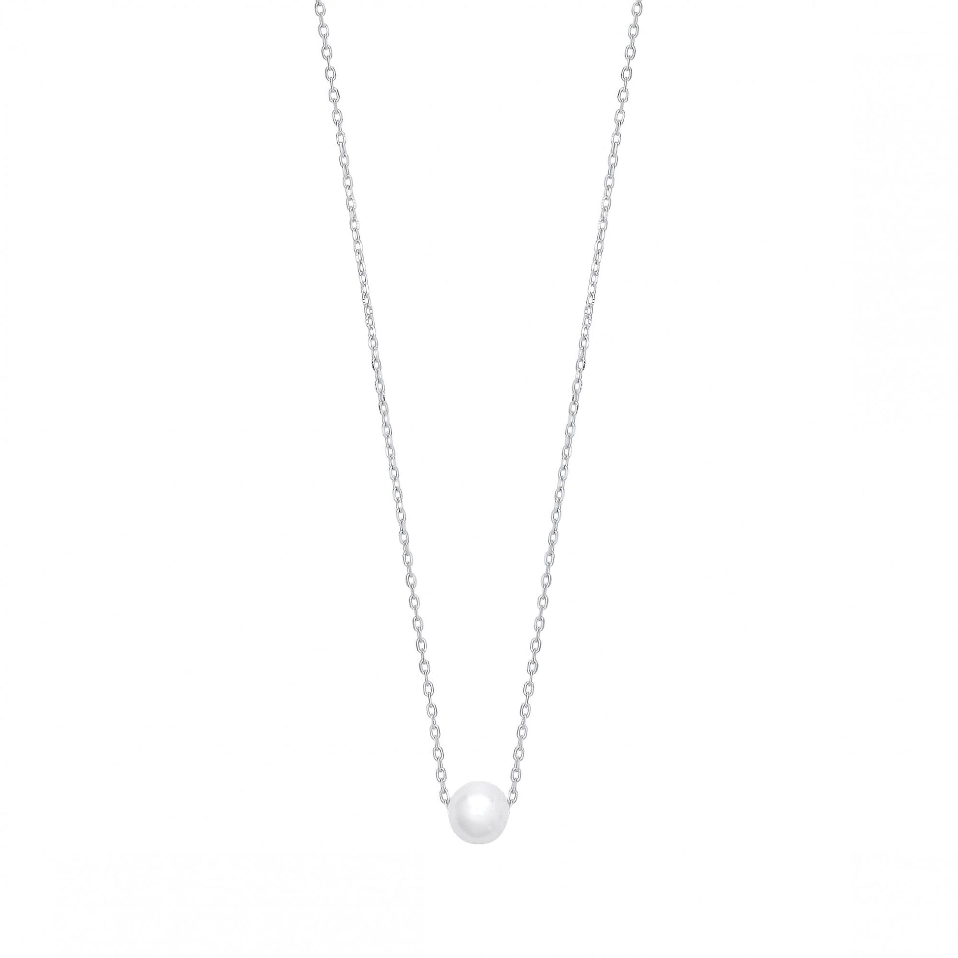 Silver Fancy Pearl Necklace