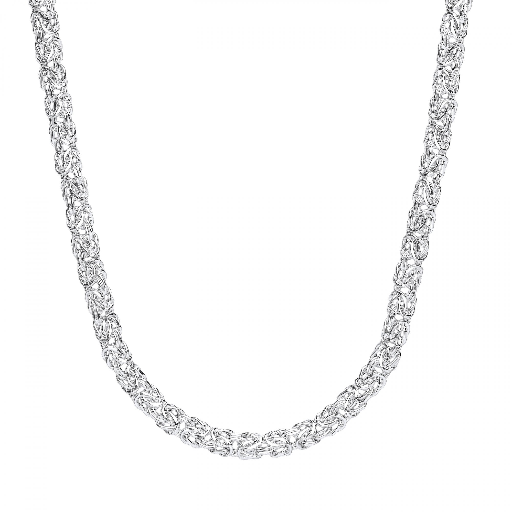 Silver Byzantine 18" Necklace