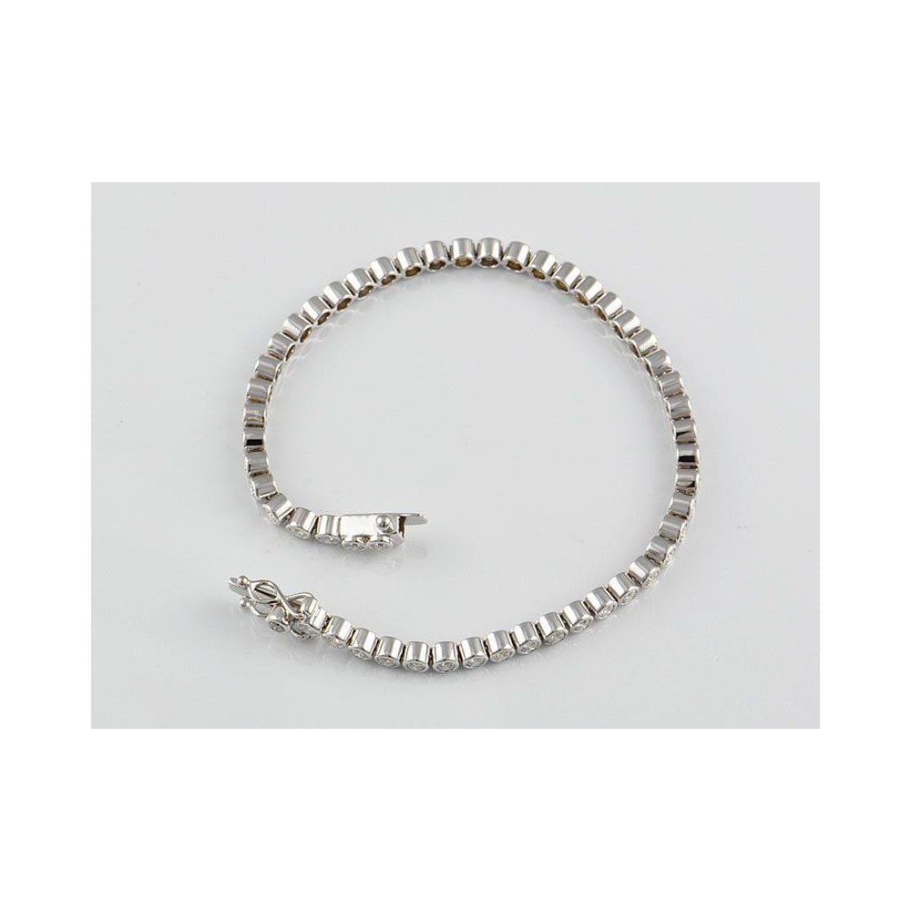 9ct White Gold Artisan Diamond Bracelet 3.05ct