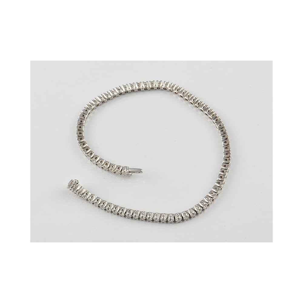 9ct White Gold Artisan Diamond Bracelet 3.00ct