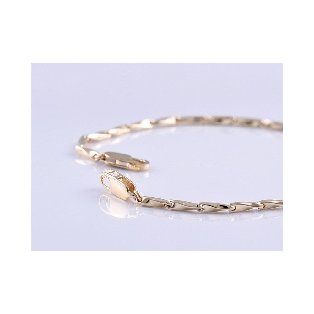9ct Yellow Gold Fancy Link Bracelet