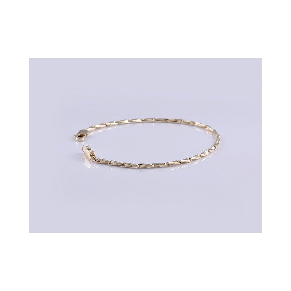 9ct Yellow Gold Fancy Link Bracelet