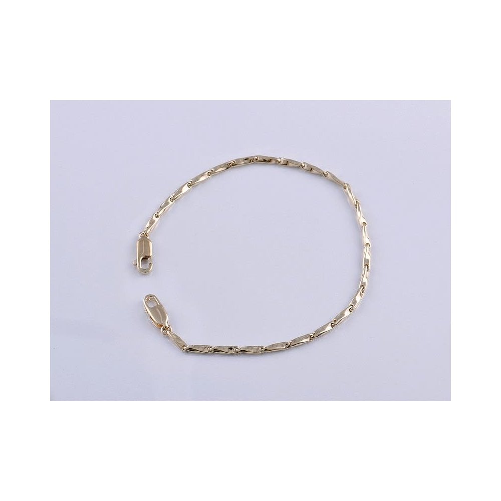 9ct Yellow Gold Fancy Link Bracelet