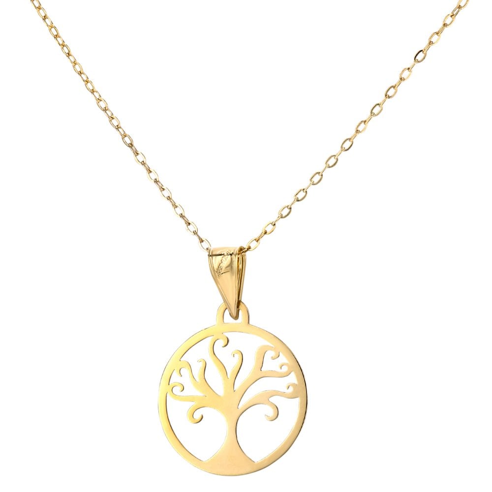 SPARKLD Women Gold Pendant Necklace of Length 41cm, 14mm Width