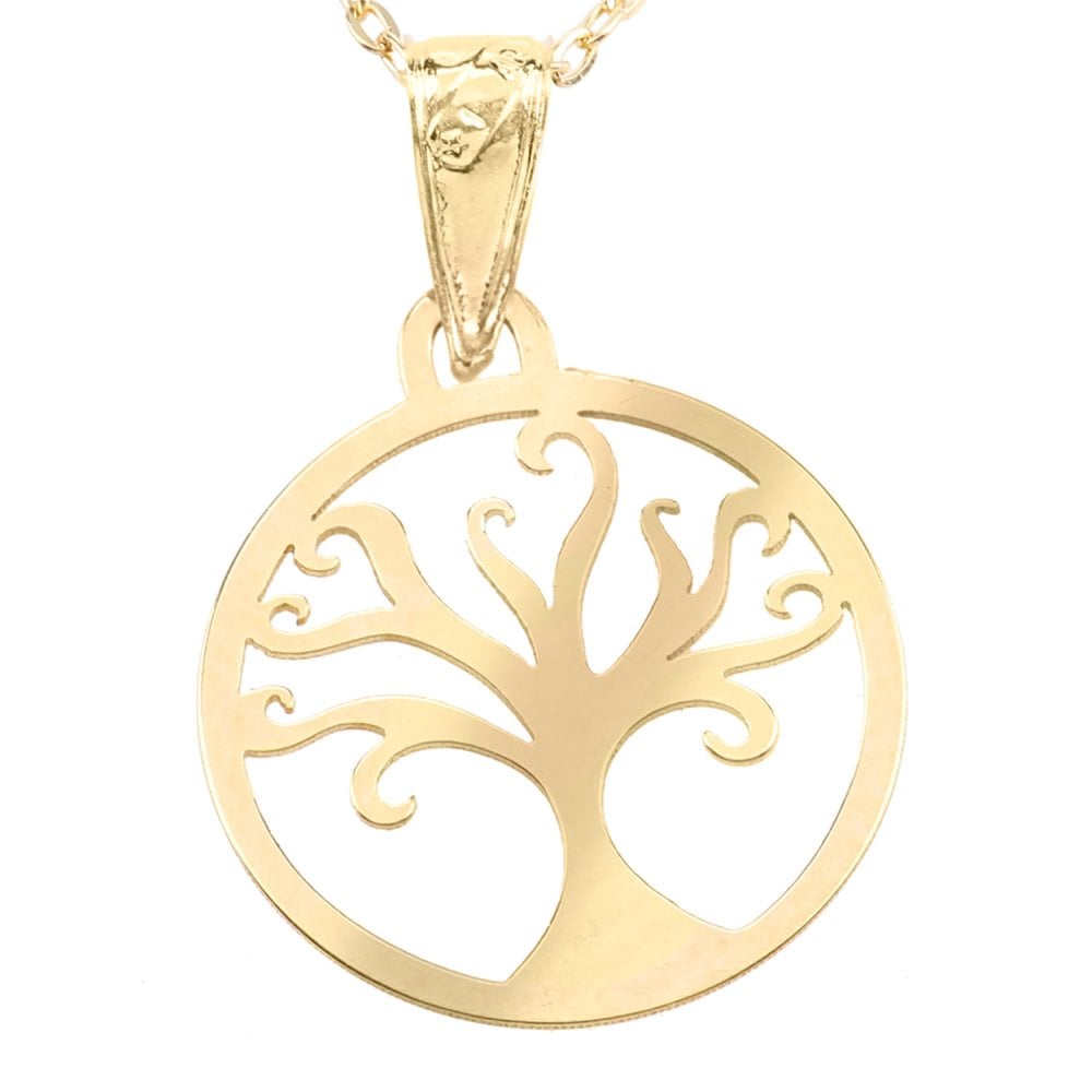 SPARKLD Women Gold Pendant Necklace of Length 41cm, 14mm Width