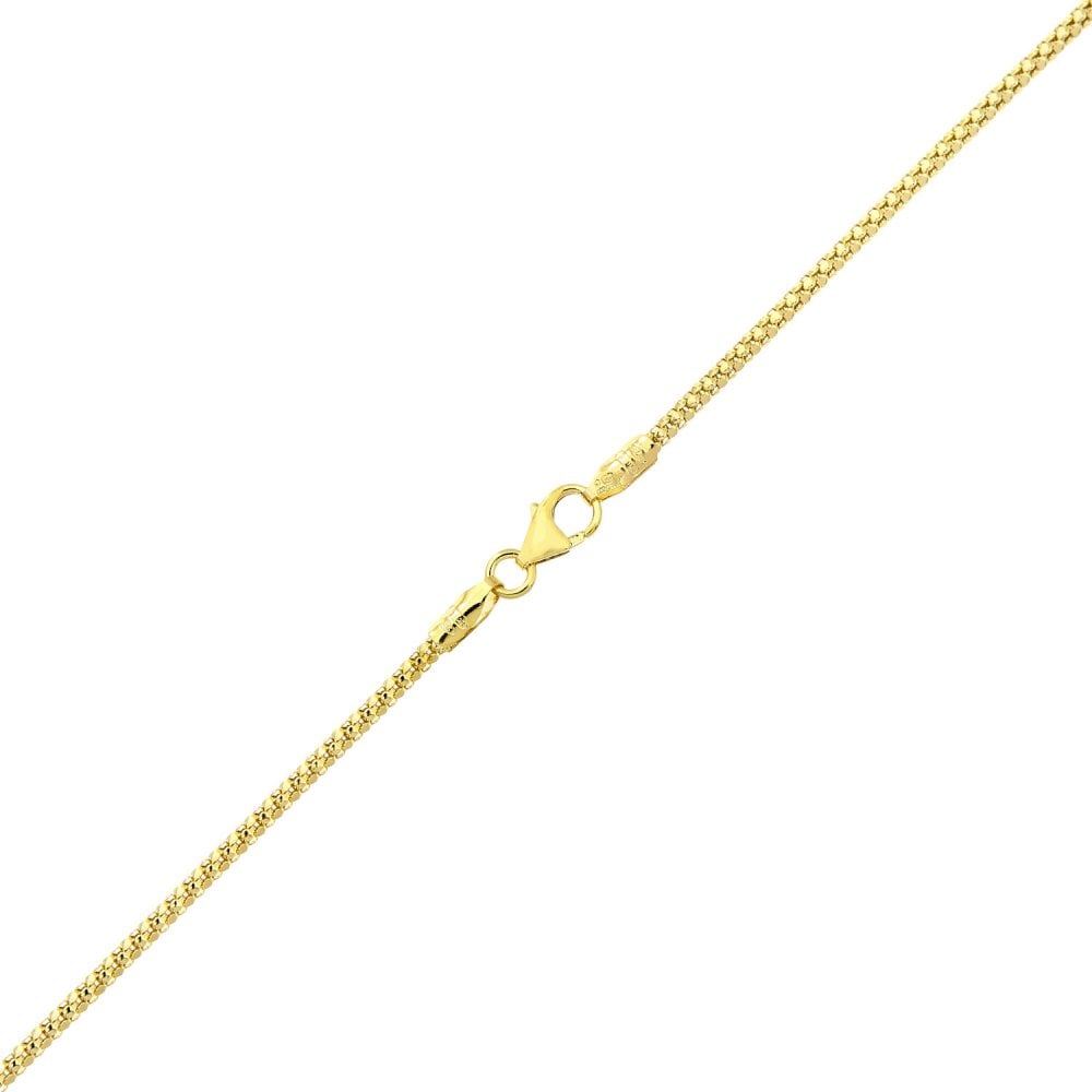 SPARKLD 9ct Yellow Gold Necklace, Strand Tassle and Knot 46cm Length, 15mm Width