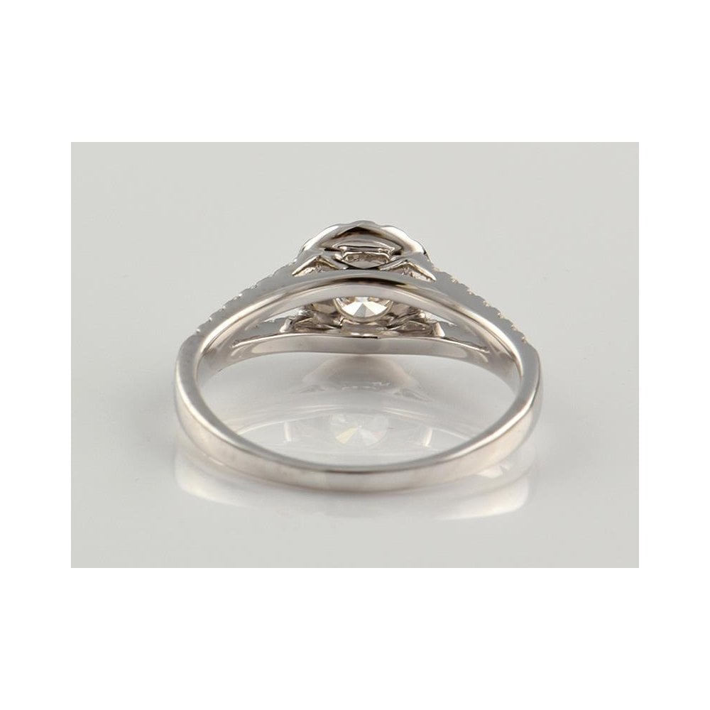 9ct White Gold Artisan Diamond Cluster Ring 1.12ct