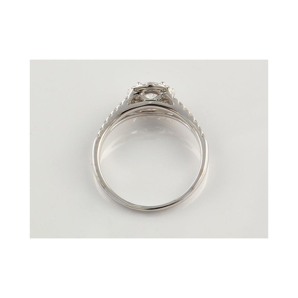 9ct White Gold Artisan Diamond Cluster Ring 1.12ct