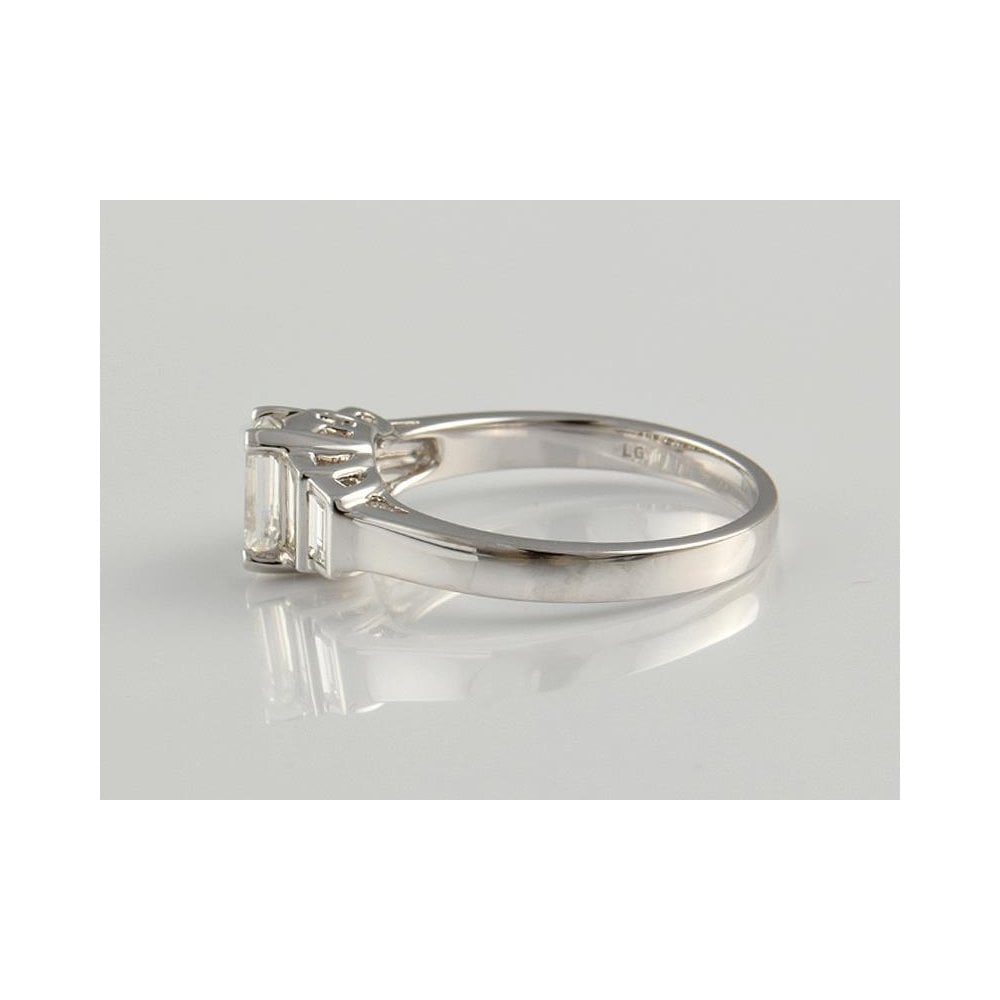 9ct White Gold Artisan Diamond Five Stone Ring 1.06ct