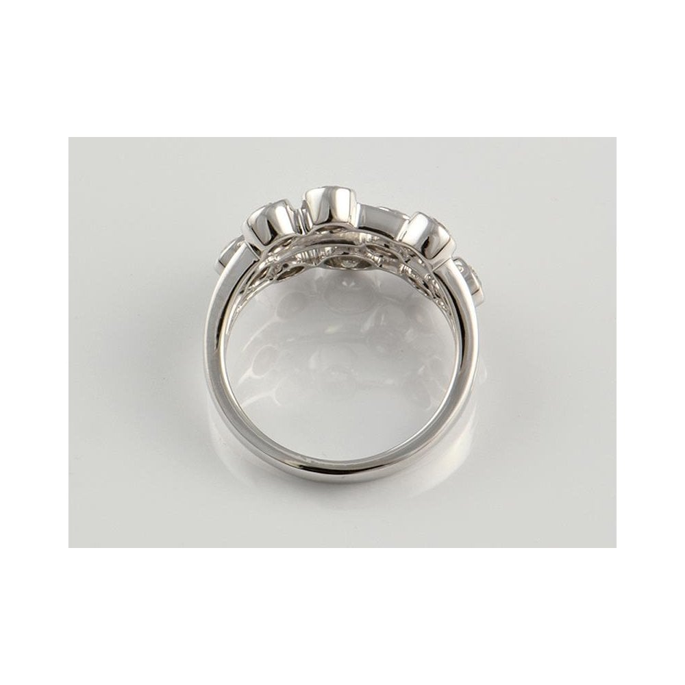 9ct White Gold Artisan Diamond Dress Ring 1.06