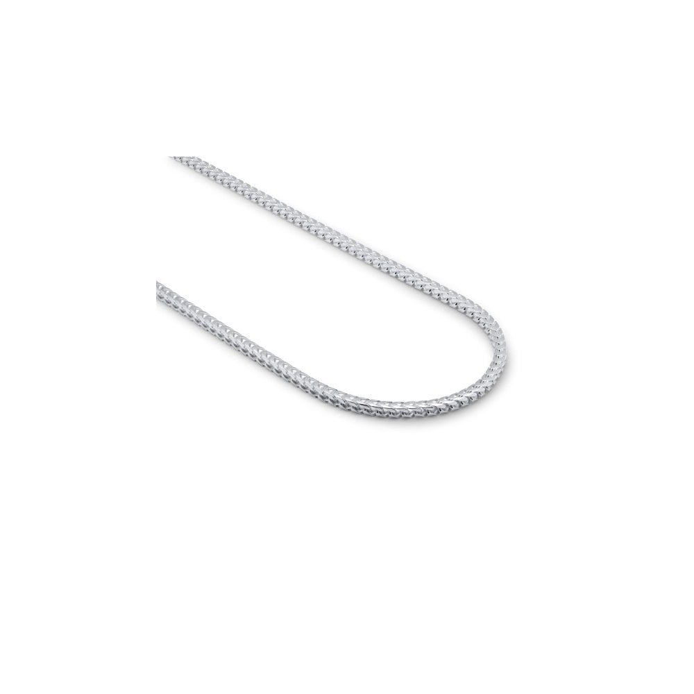 925 Silver Square Franco 3.7mm Gauge Chain