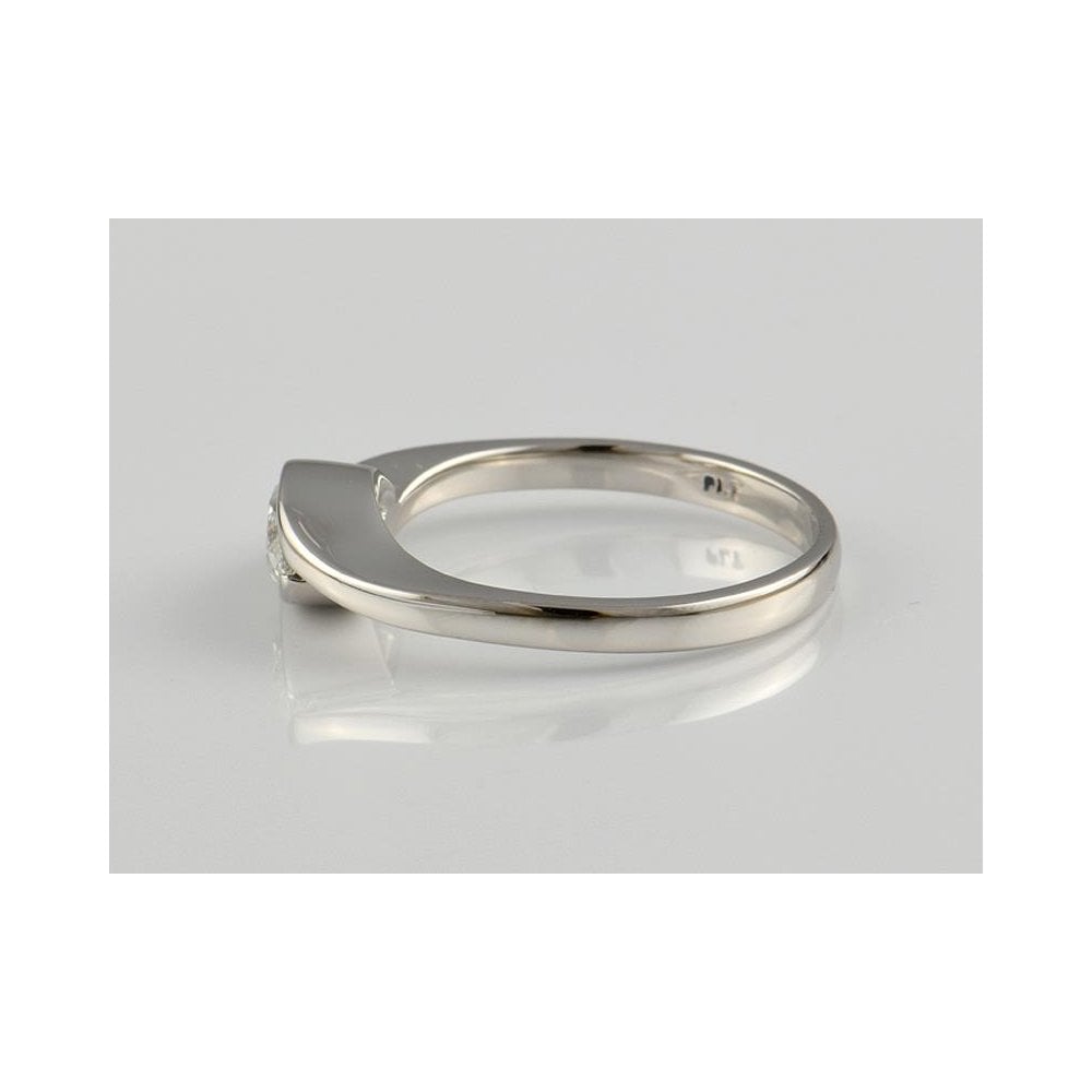 Platinum GIA Certificated Diamond Solitaire Ring 0.55ct