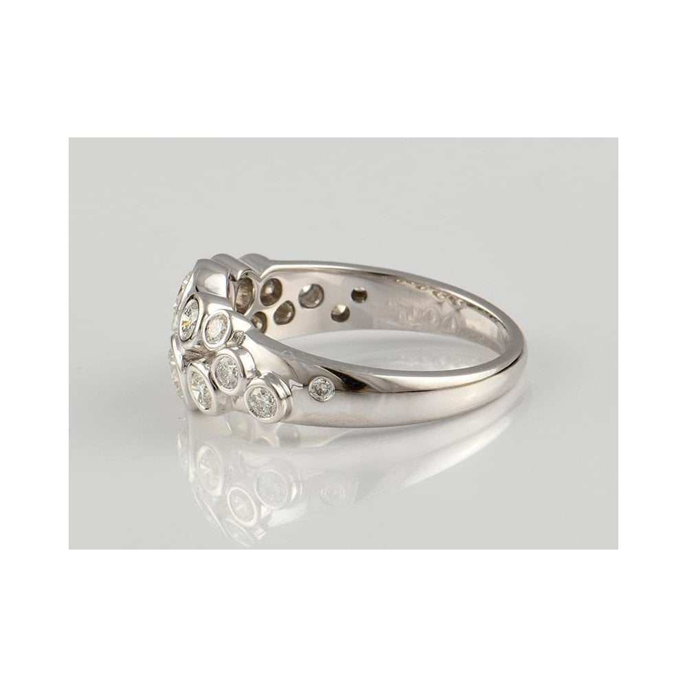 18ct White Gold Diamond Dress Ring 1.03ct