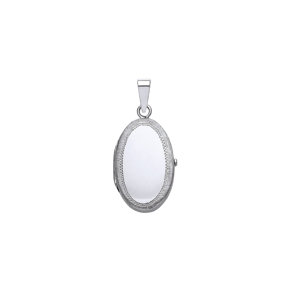 925 Sterling Silver Oval Locket