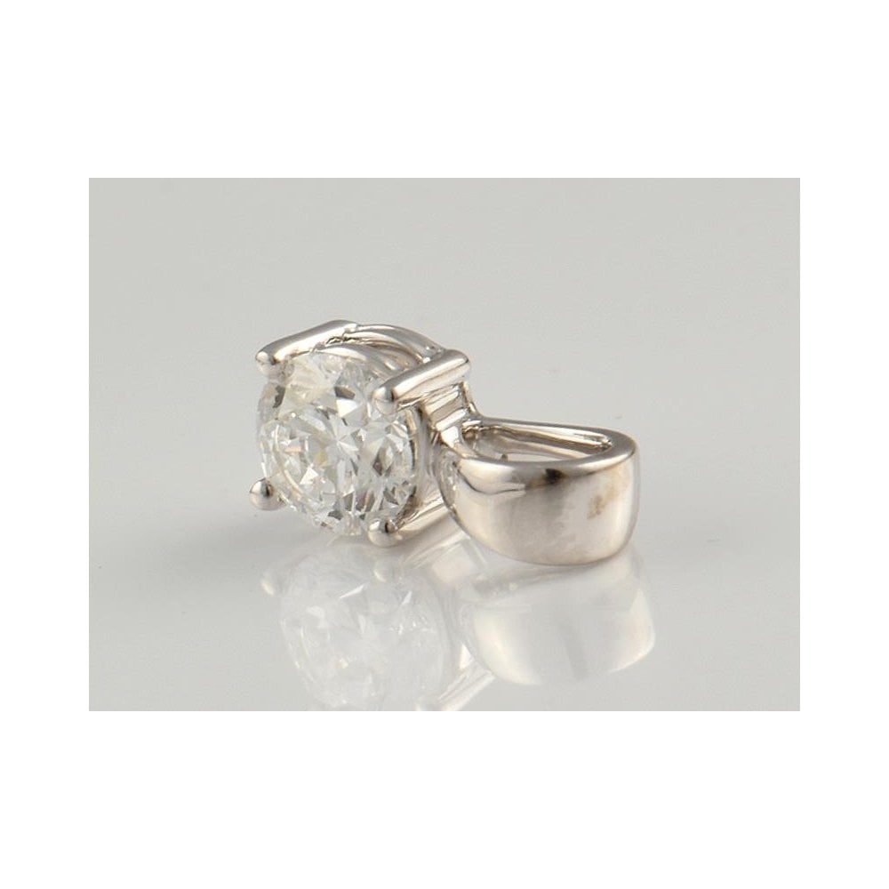 9ct White Gold Artisan Diamond Pendant 0.53ct