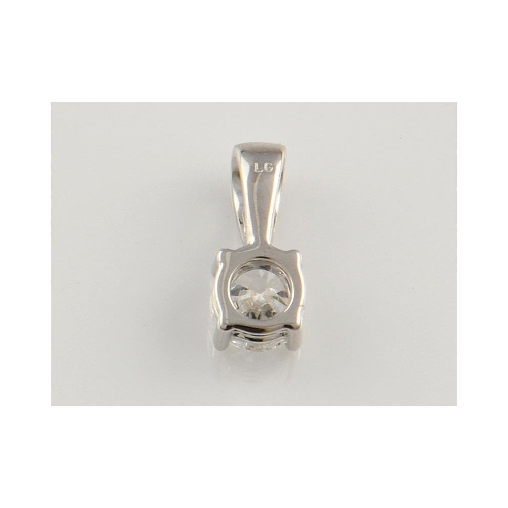 9ct White Gold Artisan Diamond Pendant 0.53ct