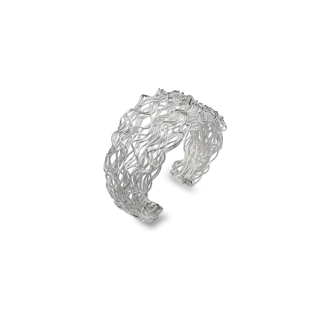 Silver Wave Bangle