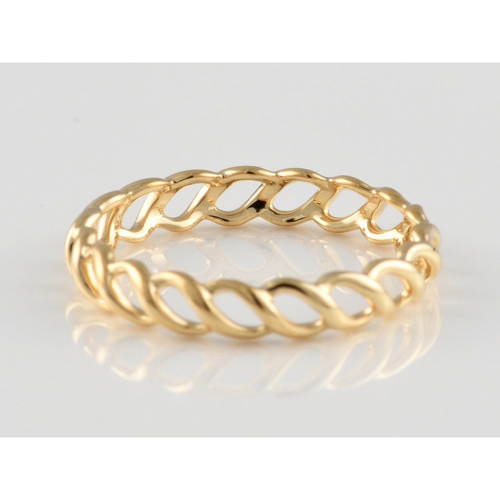 Yellow Gold Fancy Stacking Ring