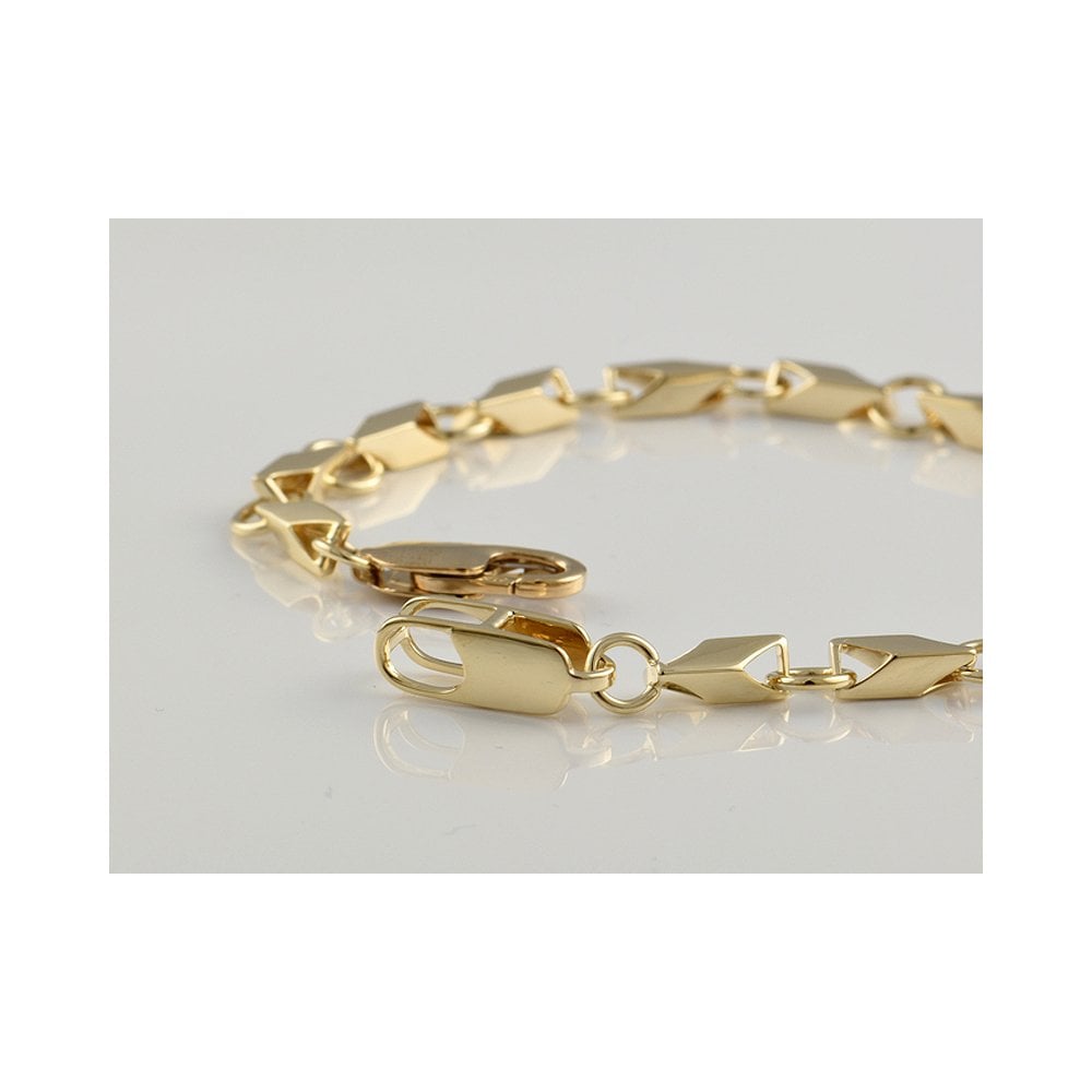 9ct Yellow Gold Fancy Bracelet