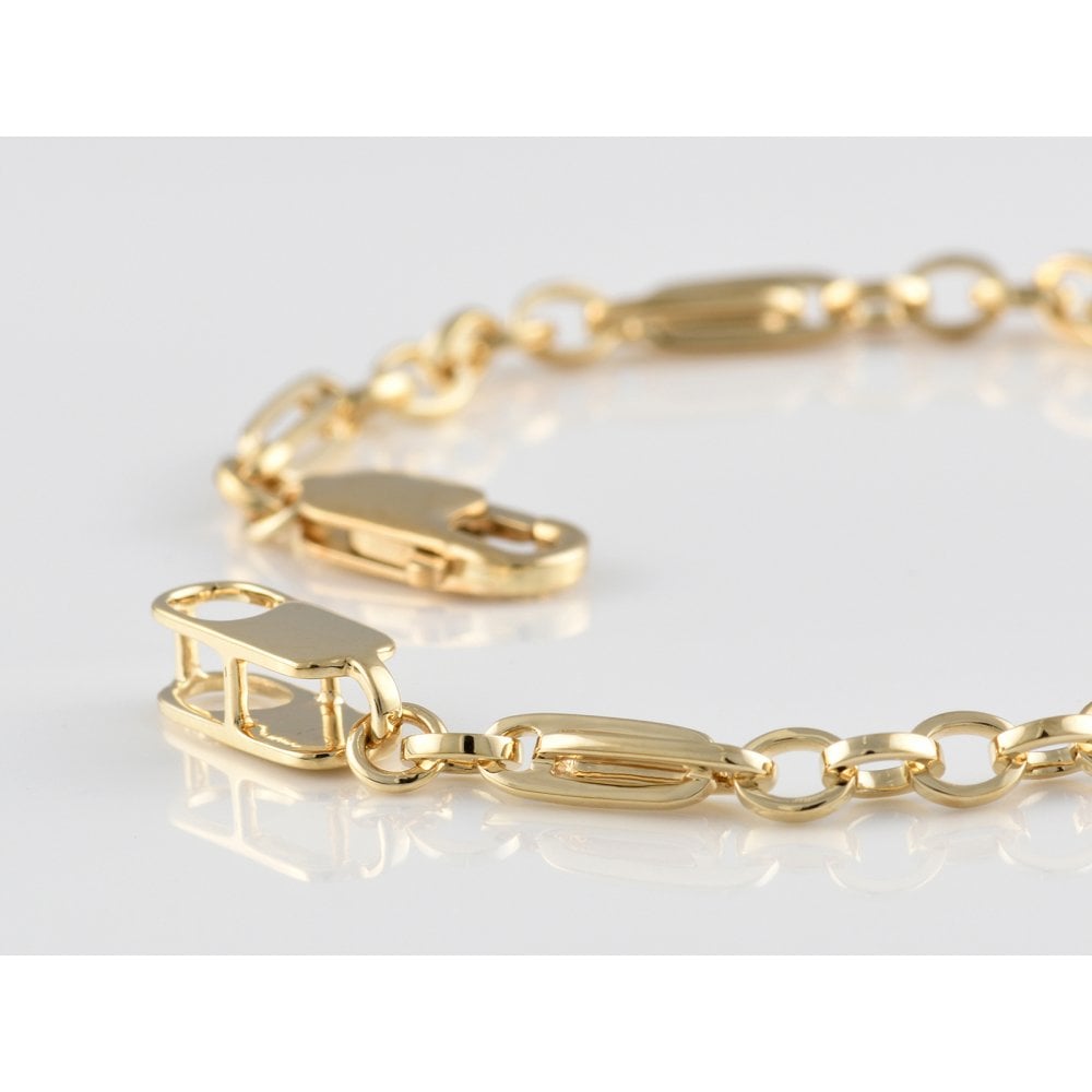 9ct Yellow Gold Fancy Bracelet