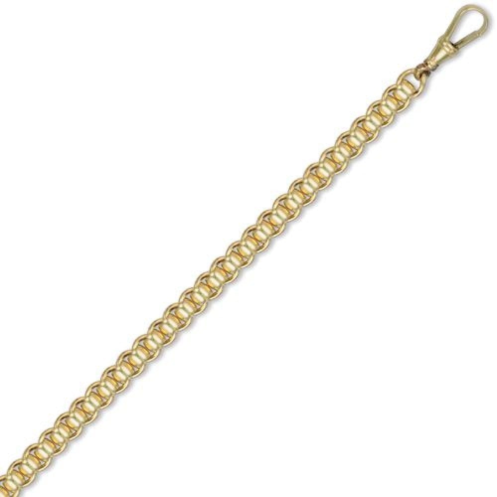 9ct Yellow Gold Premium Rollerball 8.6mm Gauge Bracelet