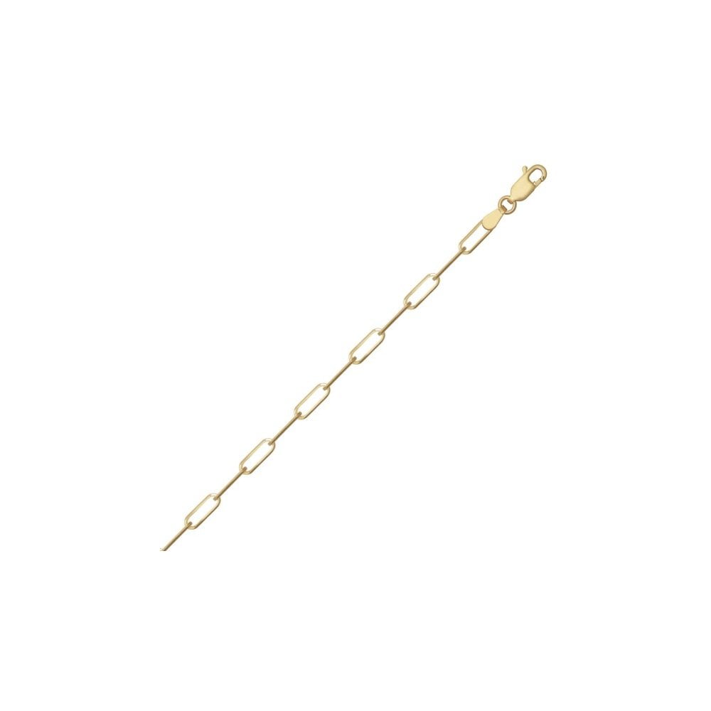 9ct Yellow Gold Paperclip Chain
