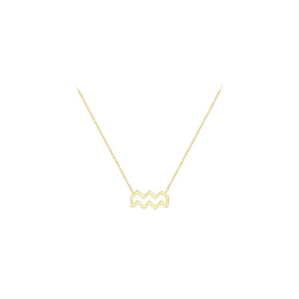 9ct Aquarius Necklace