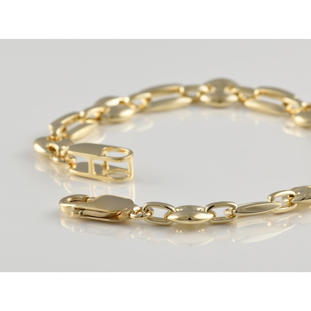 9ct Yellow Gold Fancy Bracelet