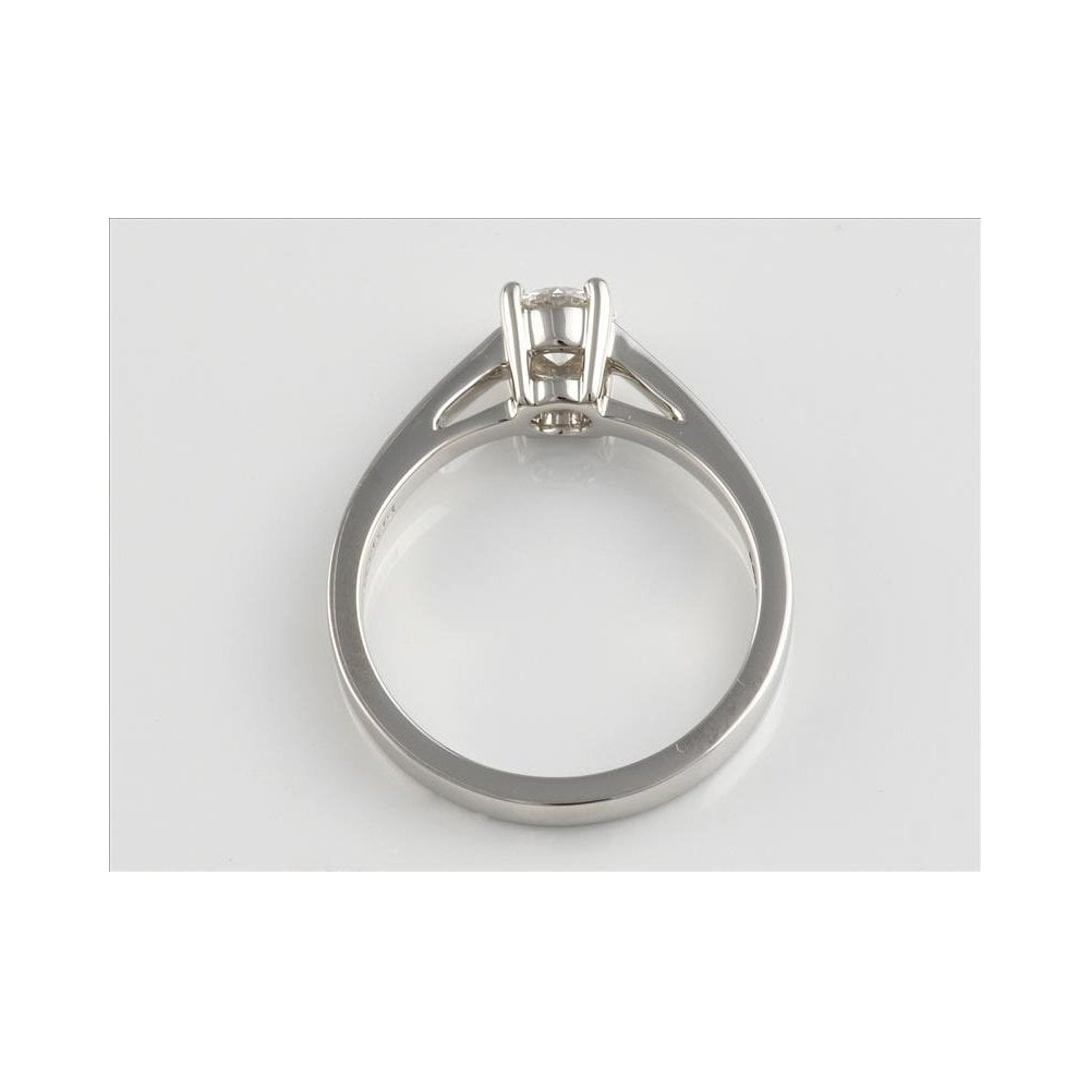 Platinum Solitaire Gia Certifcated Diamond Ring