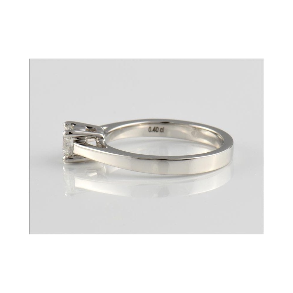 Platinum Solitaire Gia Certifcated Diamond Ring