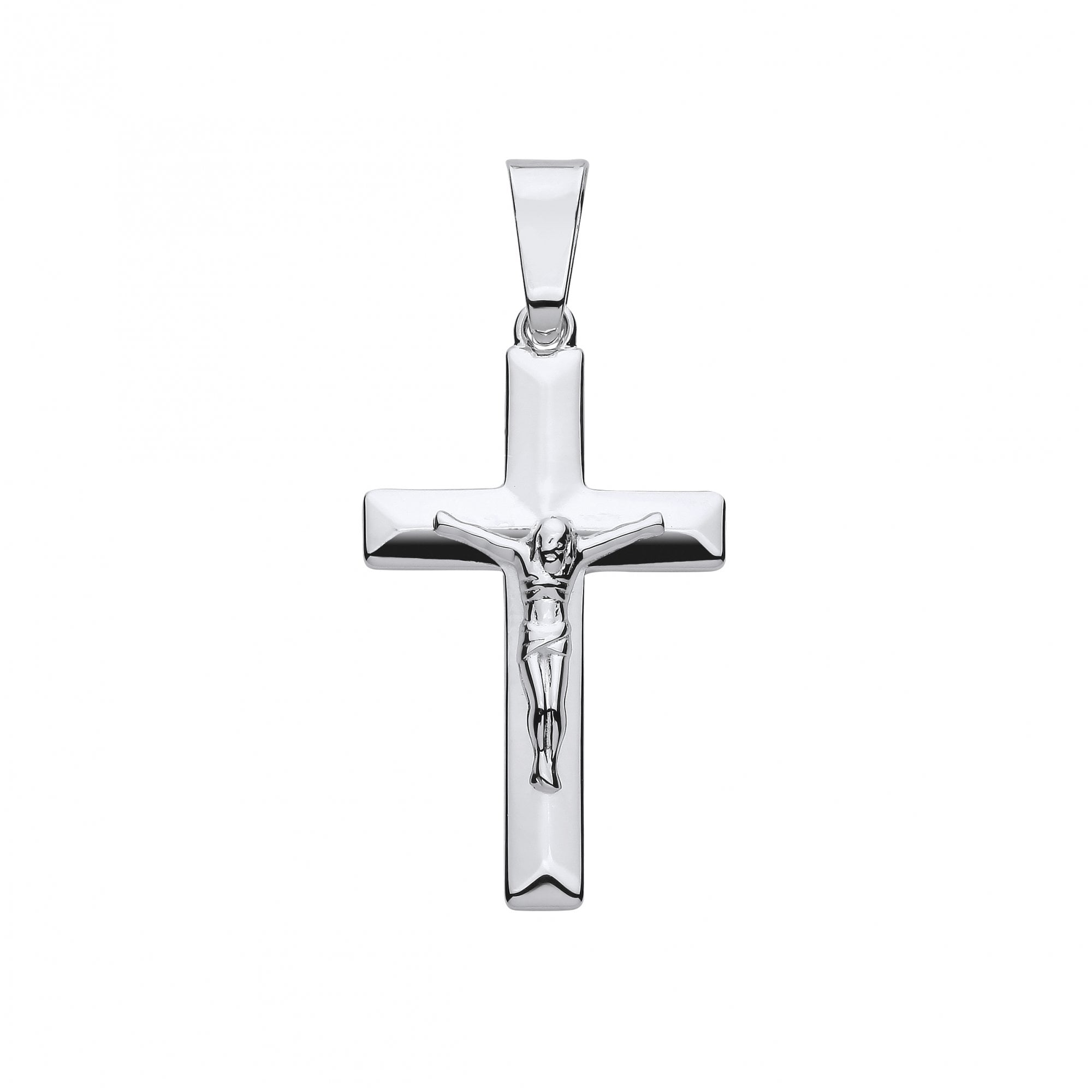 925 Sterling Silver Crucifix Cross Pendant