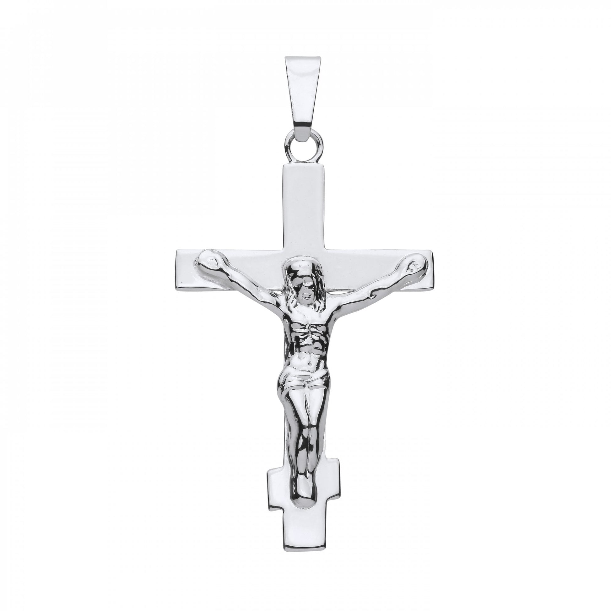 925 Sterling Silver Crucifix Cross Pendant