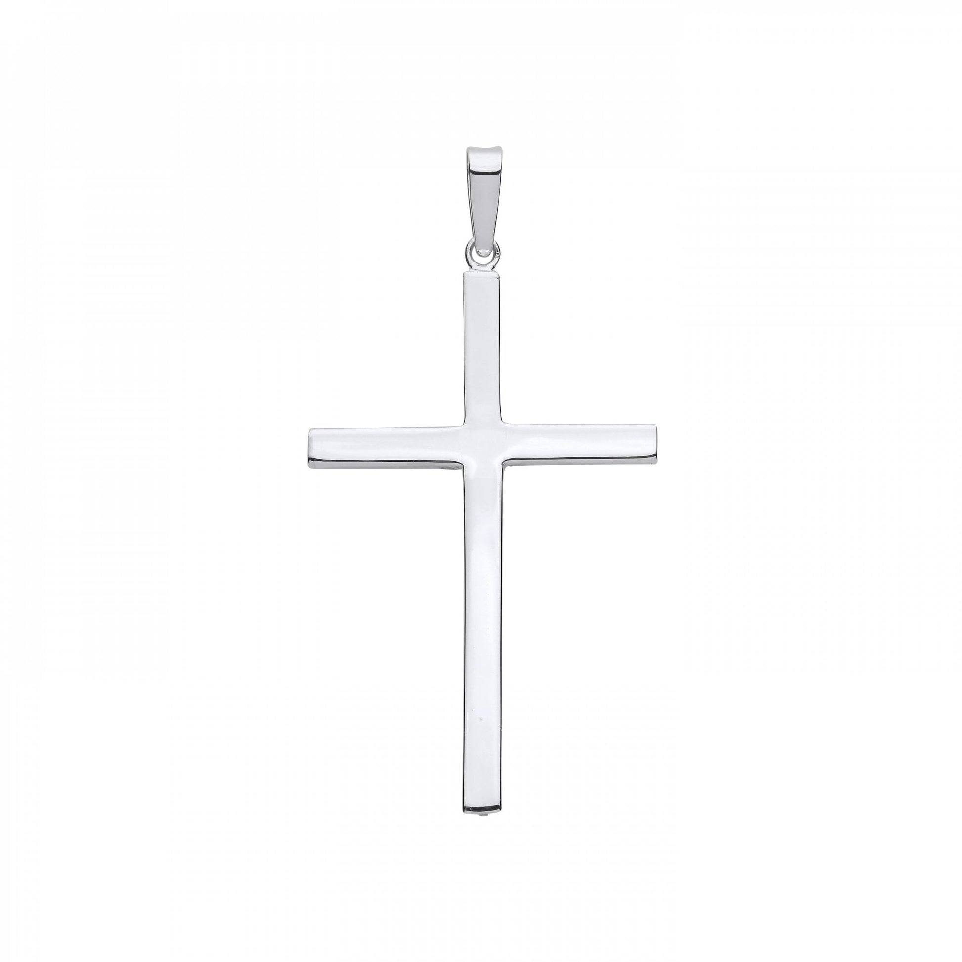 925 Sterling Silver Plain Cross Pendant