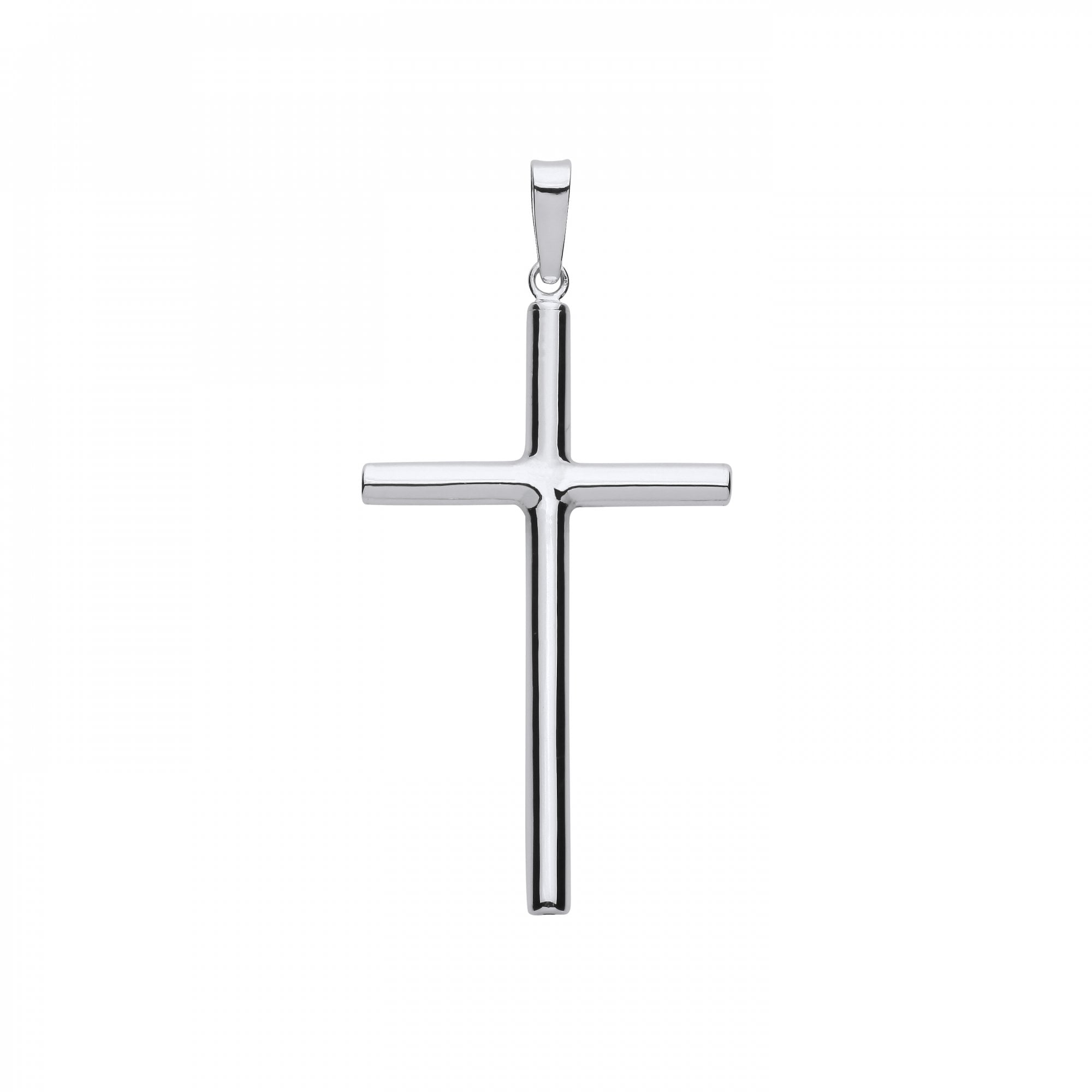 925 Sterling Silver Plain Cross Pendant