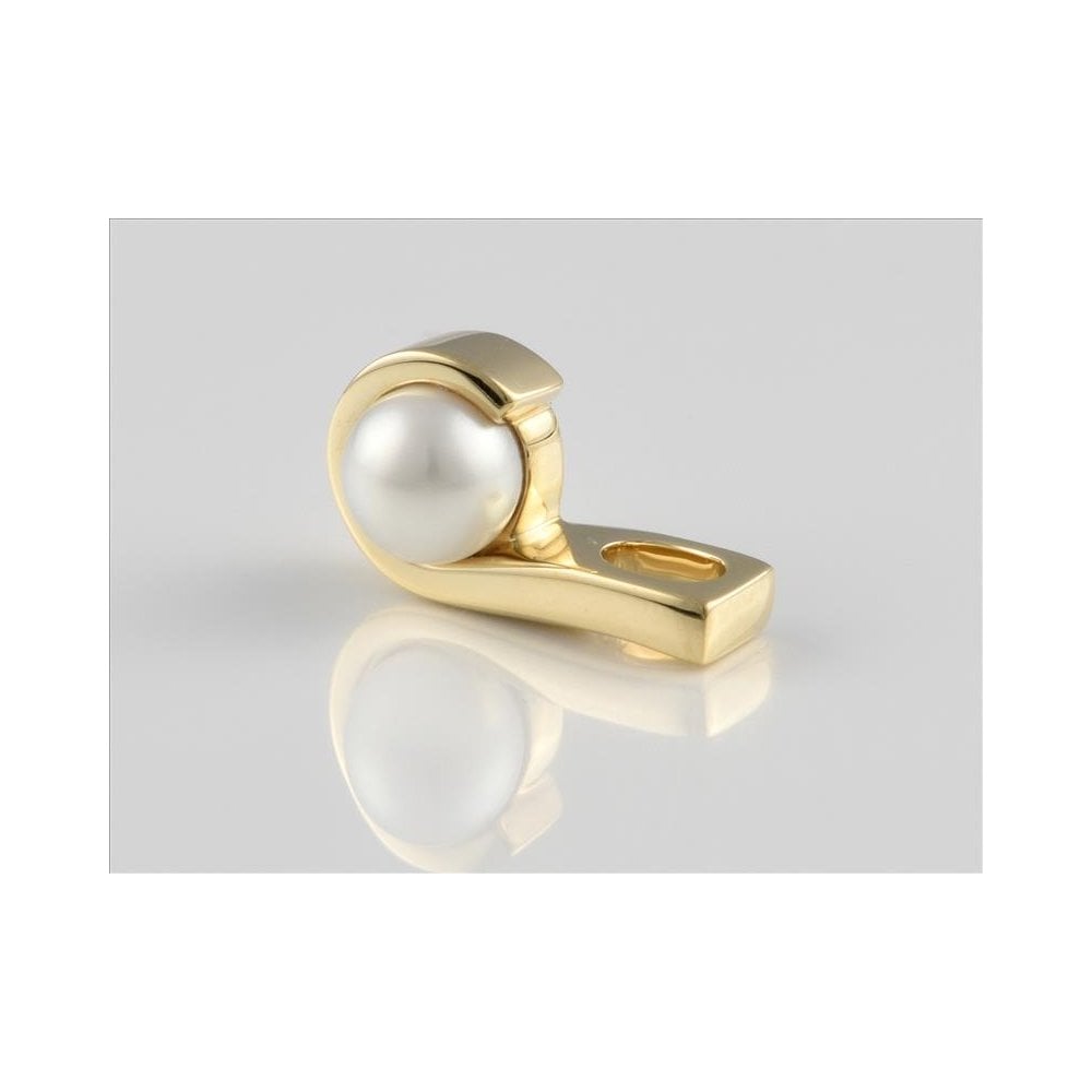 9ct Yellow Gold Cultured Pearl Pendant