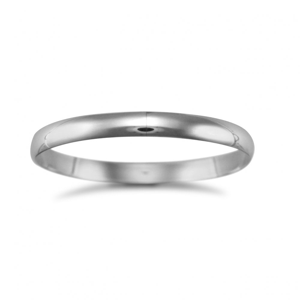 925 Silver6.5mm D Shape Slave Bangle