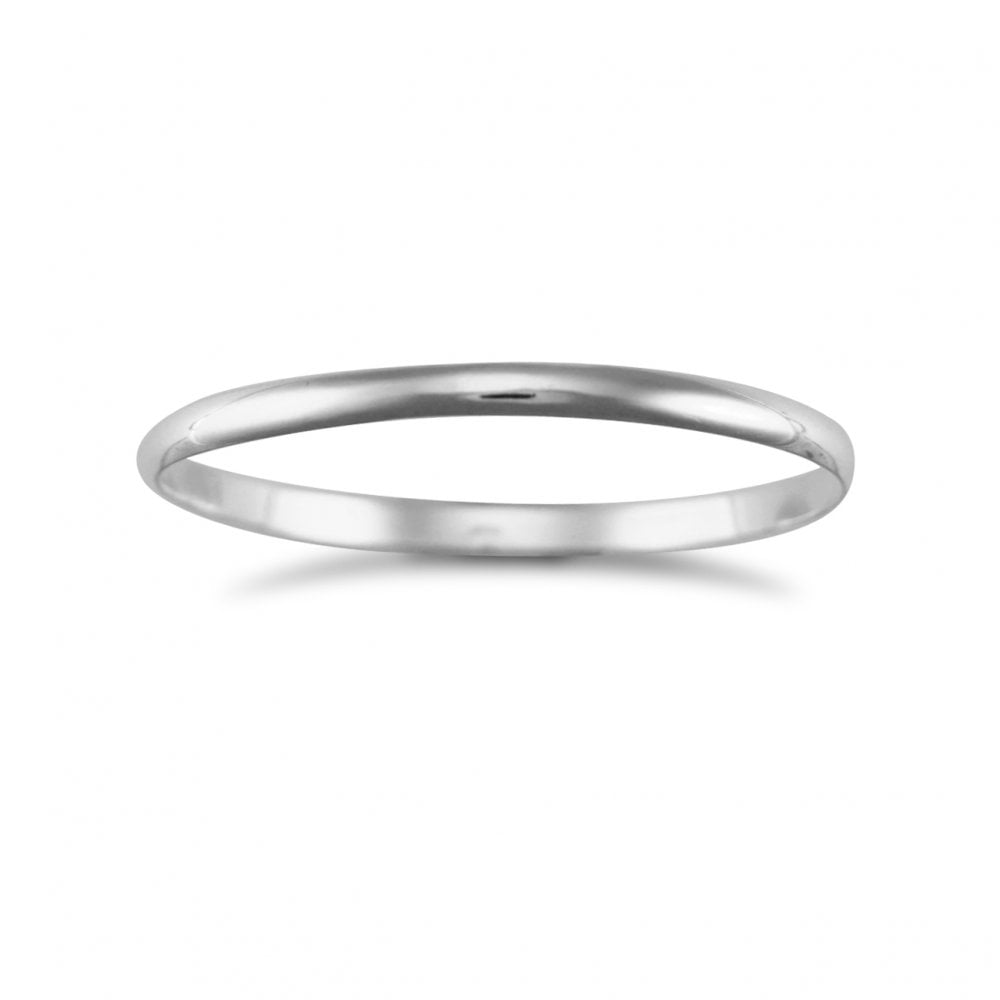 925 Silver 5mm D Shape Slave Bangle