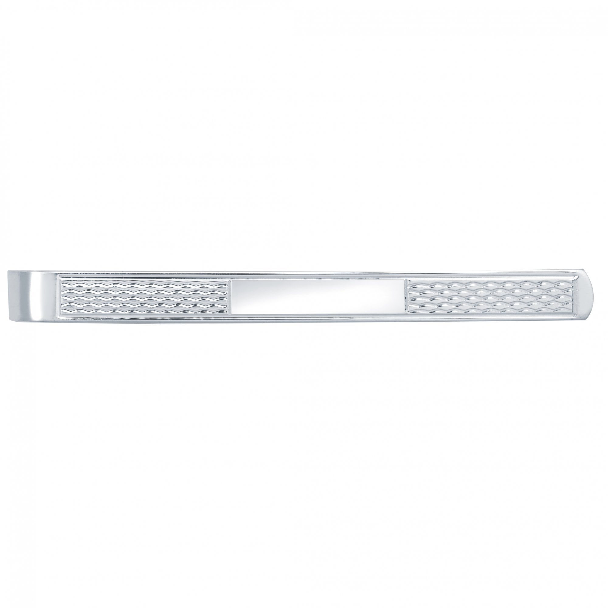 925 Silver Engine Turned Tie Slide