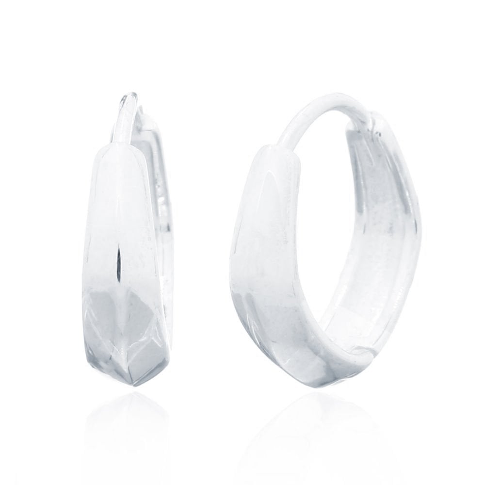 925 Silver Huggie Hoops