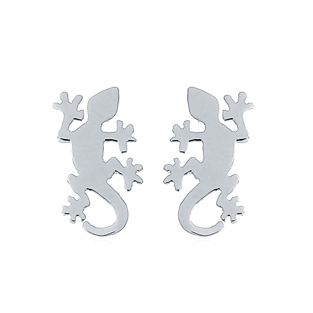 925 Silver Lizzard Stud Earrings